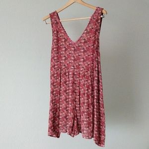 Zara pink floral romper